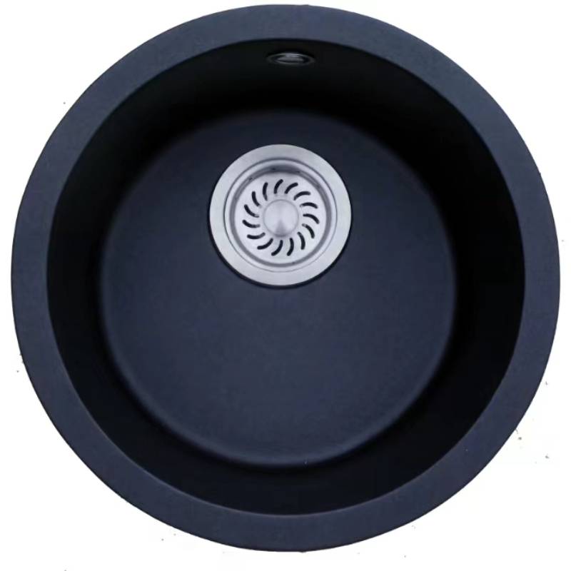 水鹿石英石小号吧台圆槽-圆圆（适用于台上台下盆，无法安装台中）